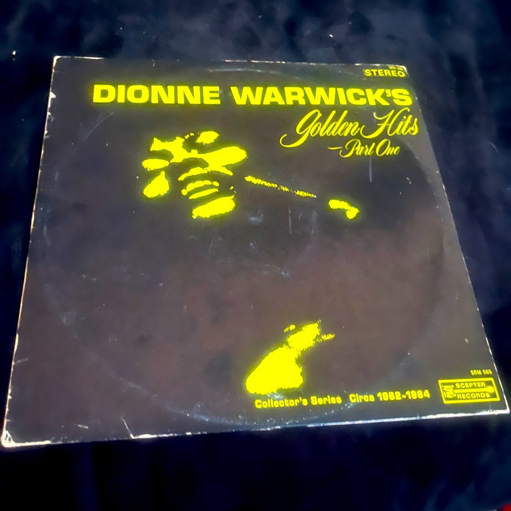 Dionne Warwick’s Golden Hits Part 1 1962-64 LP Vinyl Record